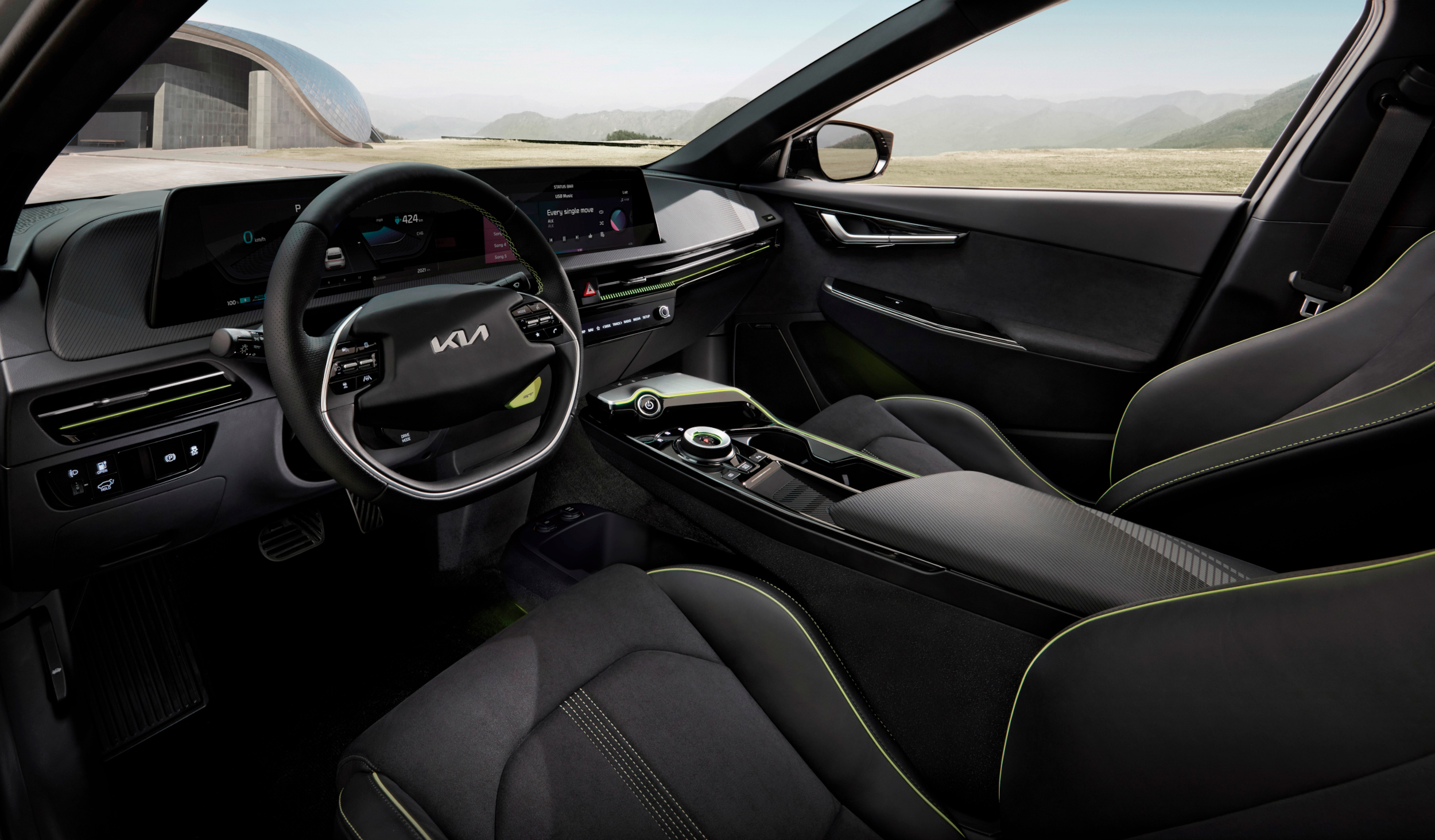 Kia ev6 gt line interior discount