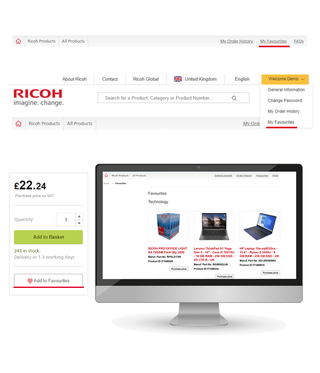 The Ricoh eShop Guide - Time-saving Features - Ricoh eShop Guide