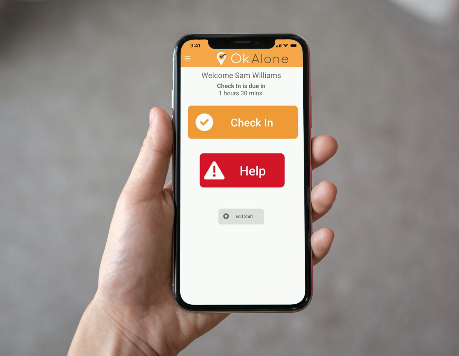 Try our Lone Worker App Today - Ok Alone Brochure
