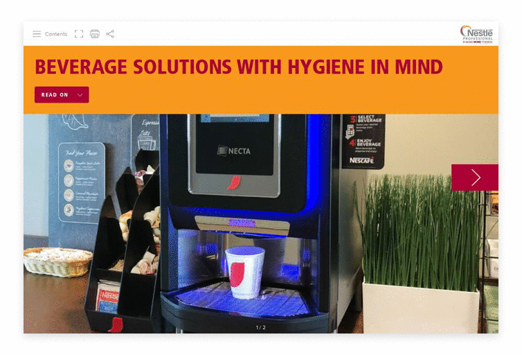 Equipment Considerations Nestlé Professional Build a Better Beverage Program Trend Report